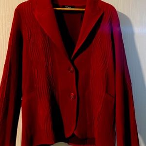 Vintage Coat Rust Red